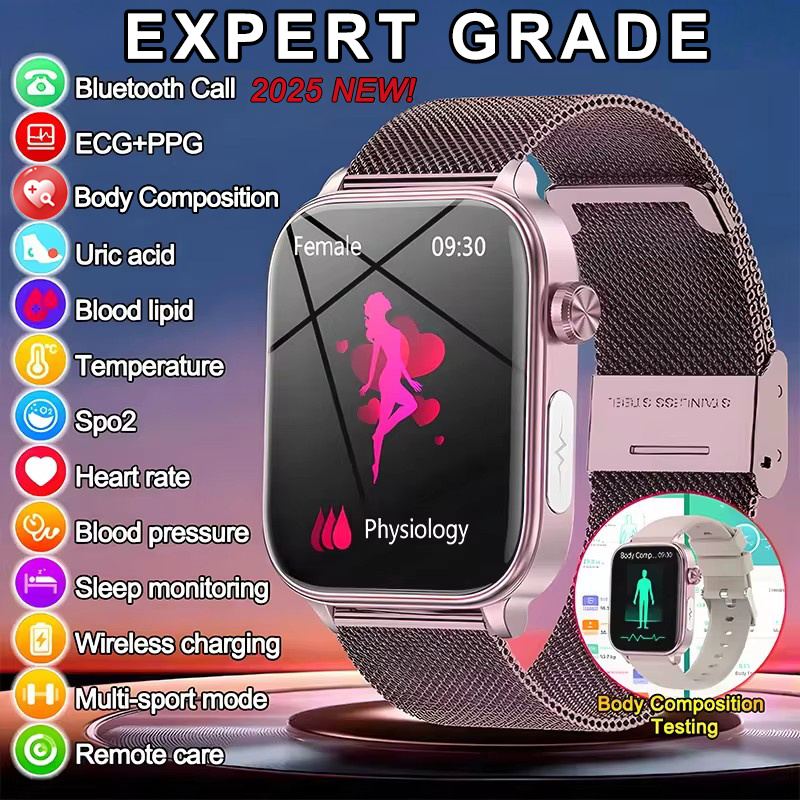 2025 New ECG+PPG Monitoring Sm - Smartwatch Watches Price review and price