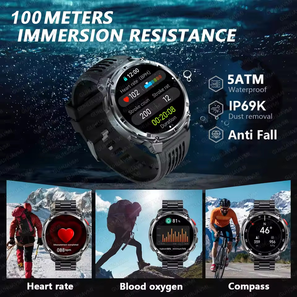 T-REX 3 Military Smartwatch Me - Altimeter Compass Watch review and price