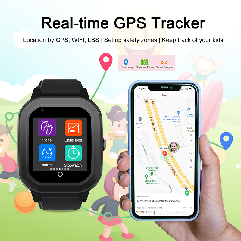 Wonlex 4G Smart Watch Kids Vid - Smartwatch Watches For Kids With Gps review and price