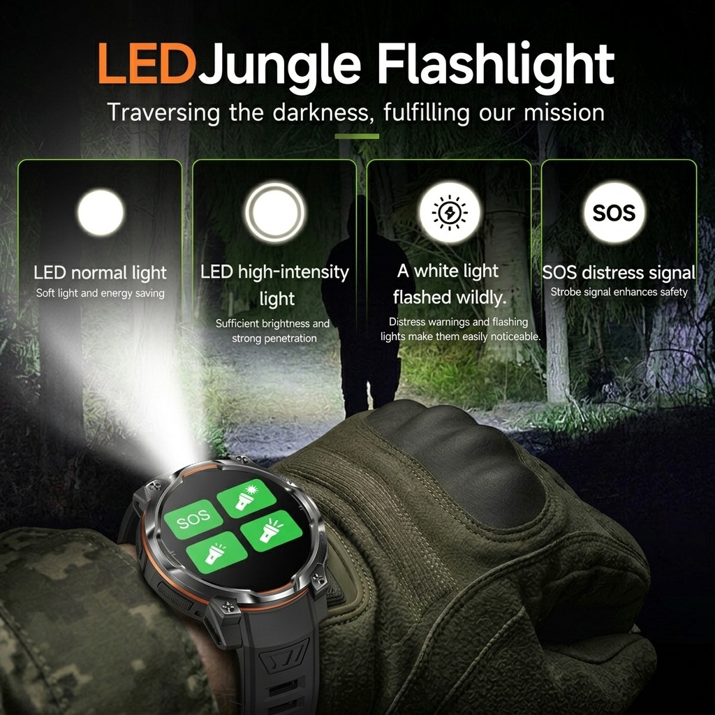 2026New Military Built-in GPS  - Watch Vs Smartwatch review and price