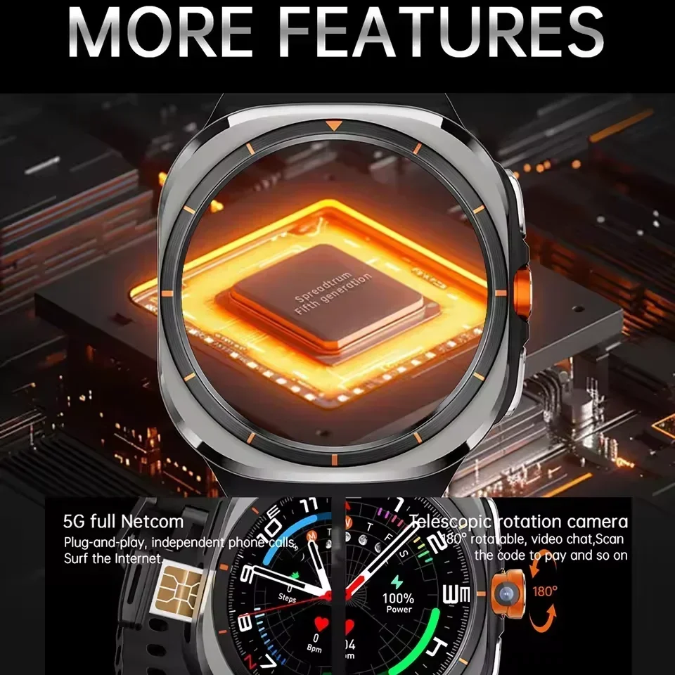 U8 Smart Watch 4G 5G Rotatable - Smartwatch Watches For Women With Gps review and price