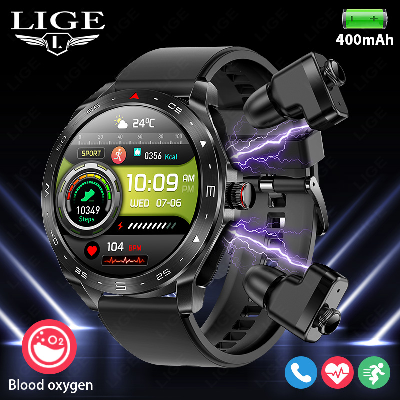 LIGE With Earbuds Bluetooth He - Smartwatch Watches Price review and price